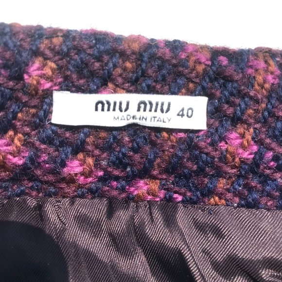 Vintage Miu Miu! Two-piece tweed suit set. - Picture 12 of 16